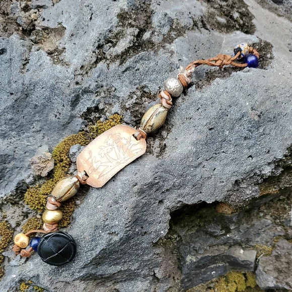 Funky, Cool Handcrafted Beaded Bracelet - Picture 5 of 5